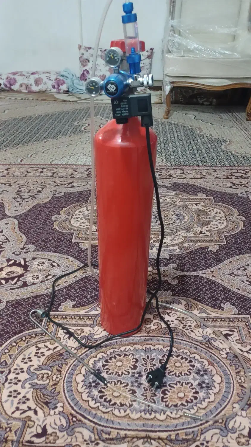 کپسولco2 با مانومتر برقی|ماهی|اردبیل, |دیوار