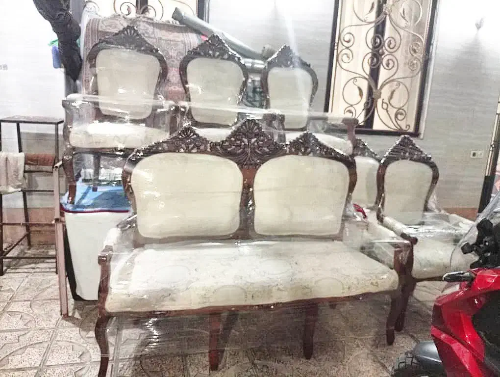 سرویس مبلمان سلطنتی مدل فرانسوی راش اصل|مبلمان خانگی و میز عسلی|زنجان, |دیوار