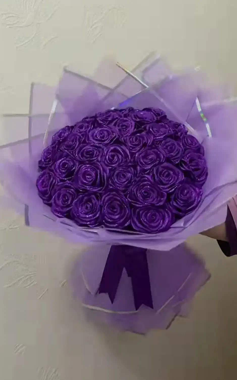 دسته گل روبانی هدیه ای ماندگار|گل مصنوعی|شیراز, زرهی|دیوار