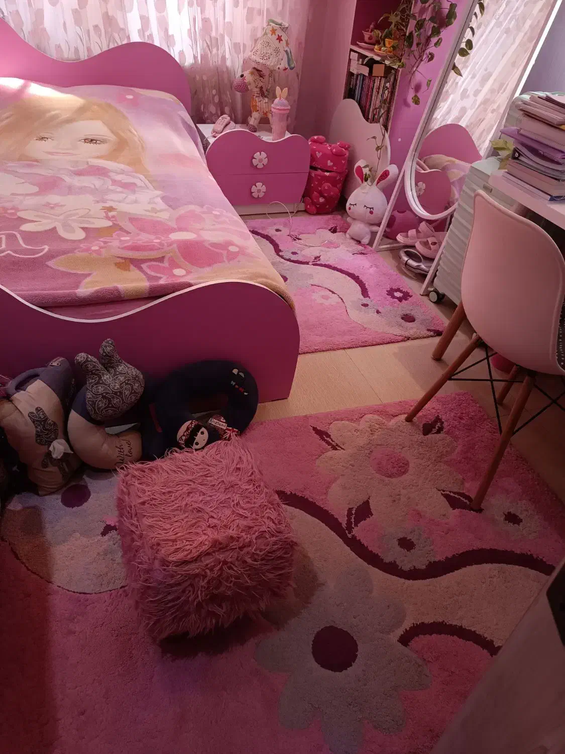 فرش صورتی ترک|فرش|ارومیه, |دیوار