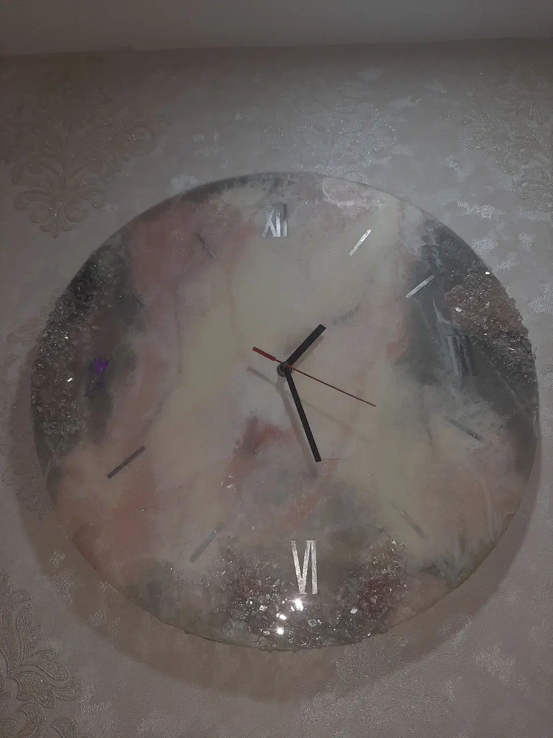 ساعت دیواری رزین|ساعت دیواری و تزئینی|آستانه اشرفیه, |دیوار