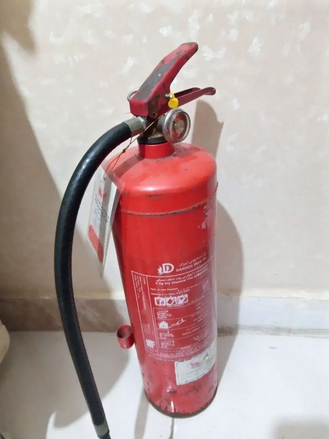 کپسول اتشنشانی 6کیلویی|ابزارآلات|رشت, کوی مهر|دیوار