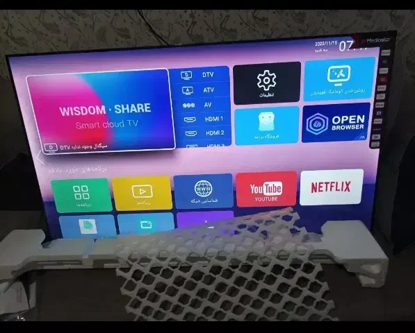 تلویزیون 55اینچ میدیا استار اسمارت پلمپ|تلویزیون و پروژکتور|اهواز, پردیس دو|دیوار