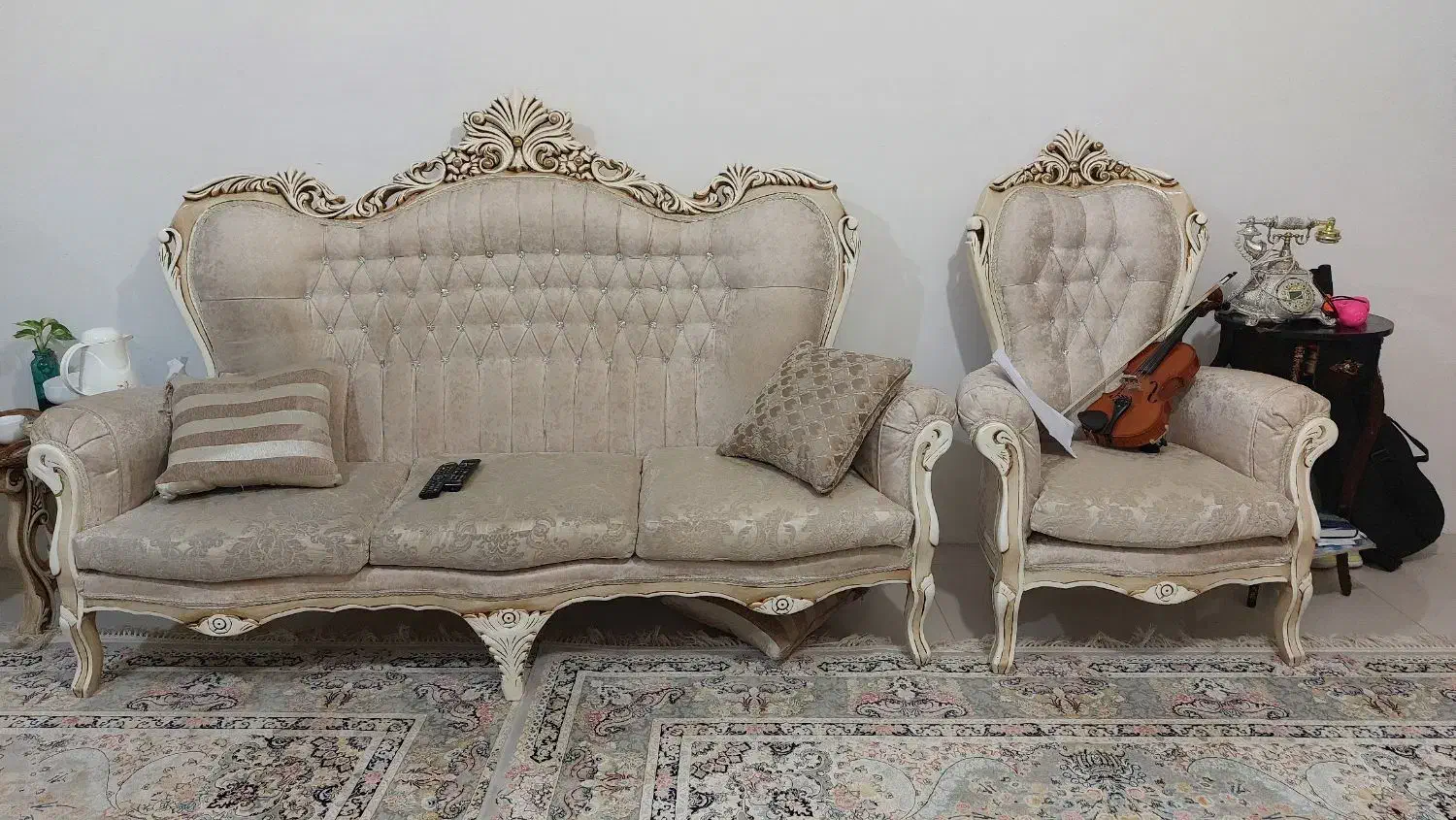 مبل استیل،مبل سلطنتی|مبلمان خانگی و میز عسلی|بوشهر, |دیوار