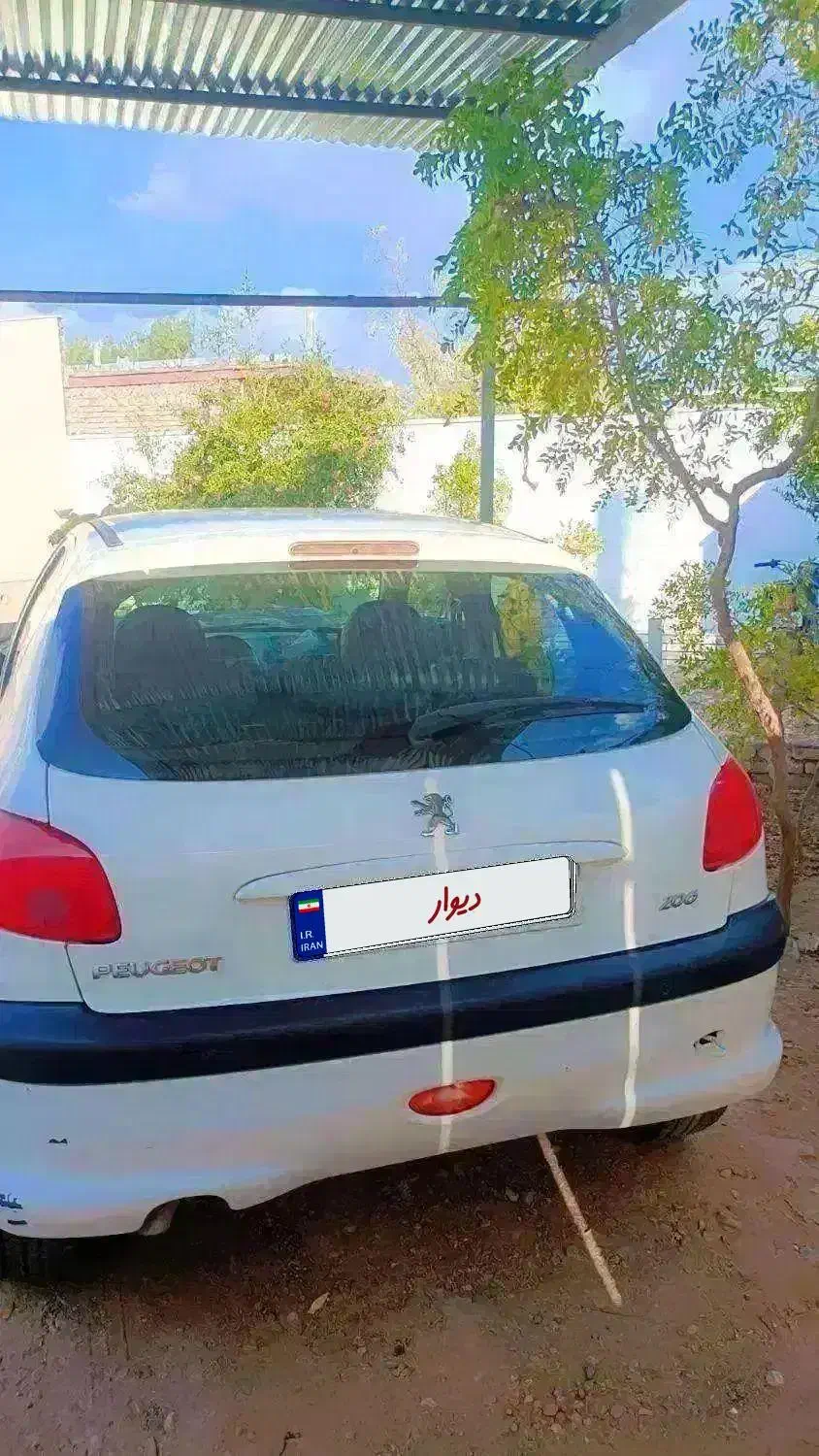 ۲۰۶ مدل ۹۳تیپ ۵موتور تیوفایو|خودرو سواری و وانت|بیرجند, |دیوار