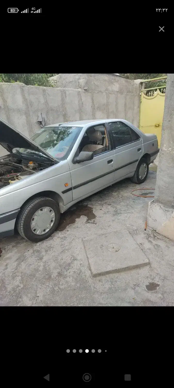 پژو ۸۹نقره ای دوگانه کارخانه|خودرو سواری و وانت|خوی, |دیوار