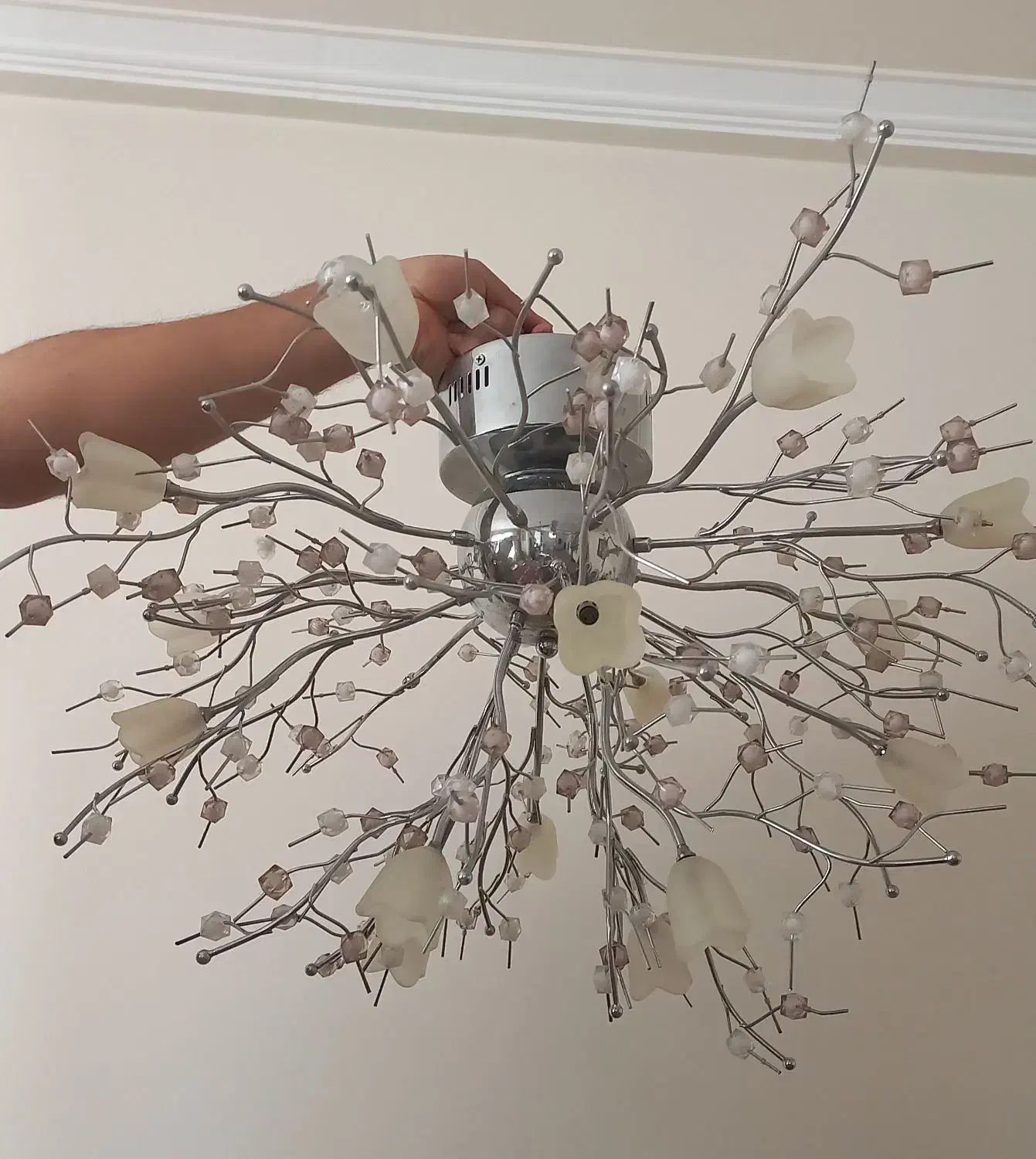 لوستر|لوستر و چراغ آویز|تبریز, |دیوار