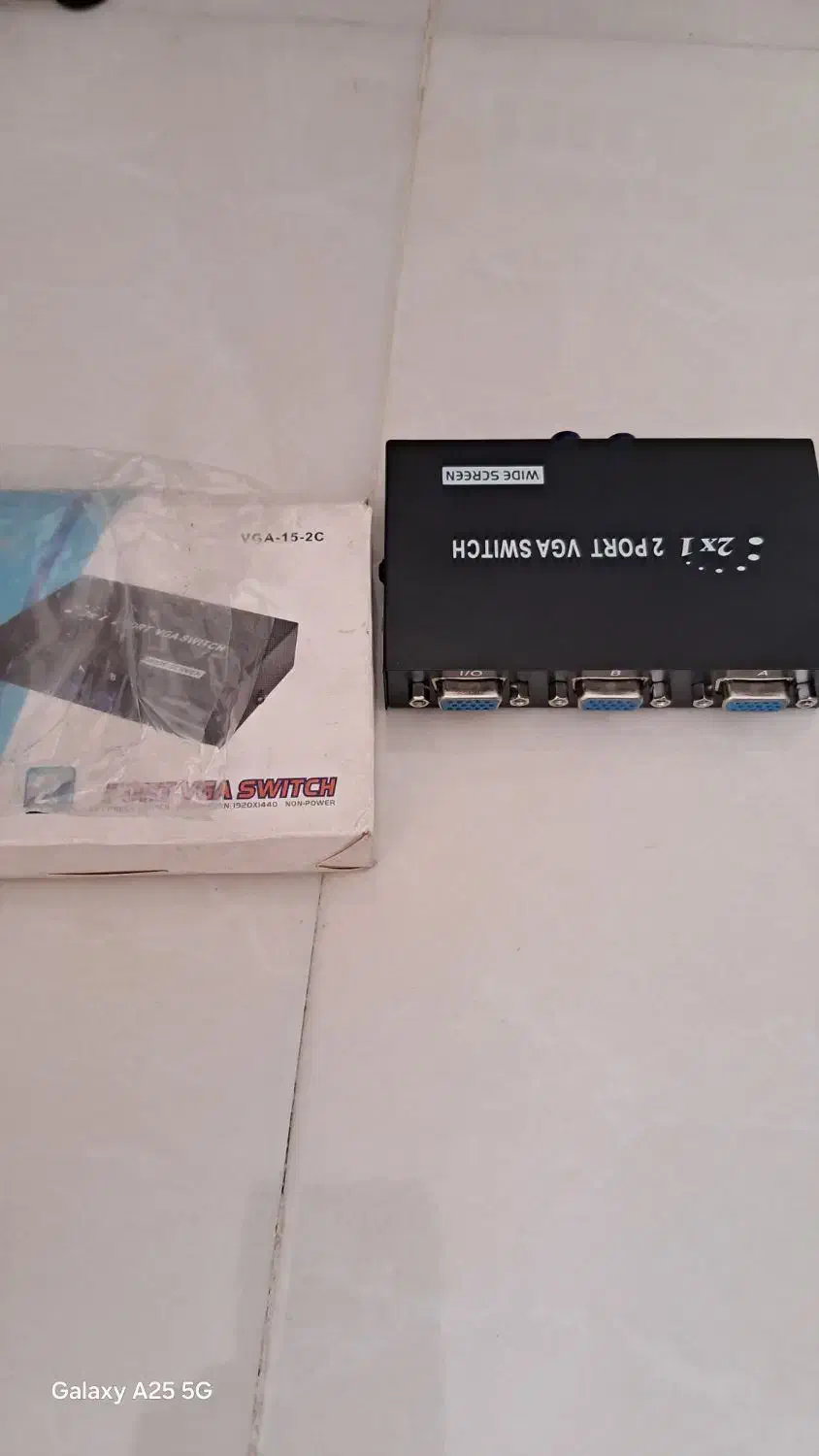 VGA دو پورت دو کانال|لوازم جانبی موبایل و تبلت|کرج, شهرک بهداری|دیوار