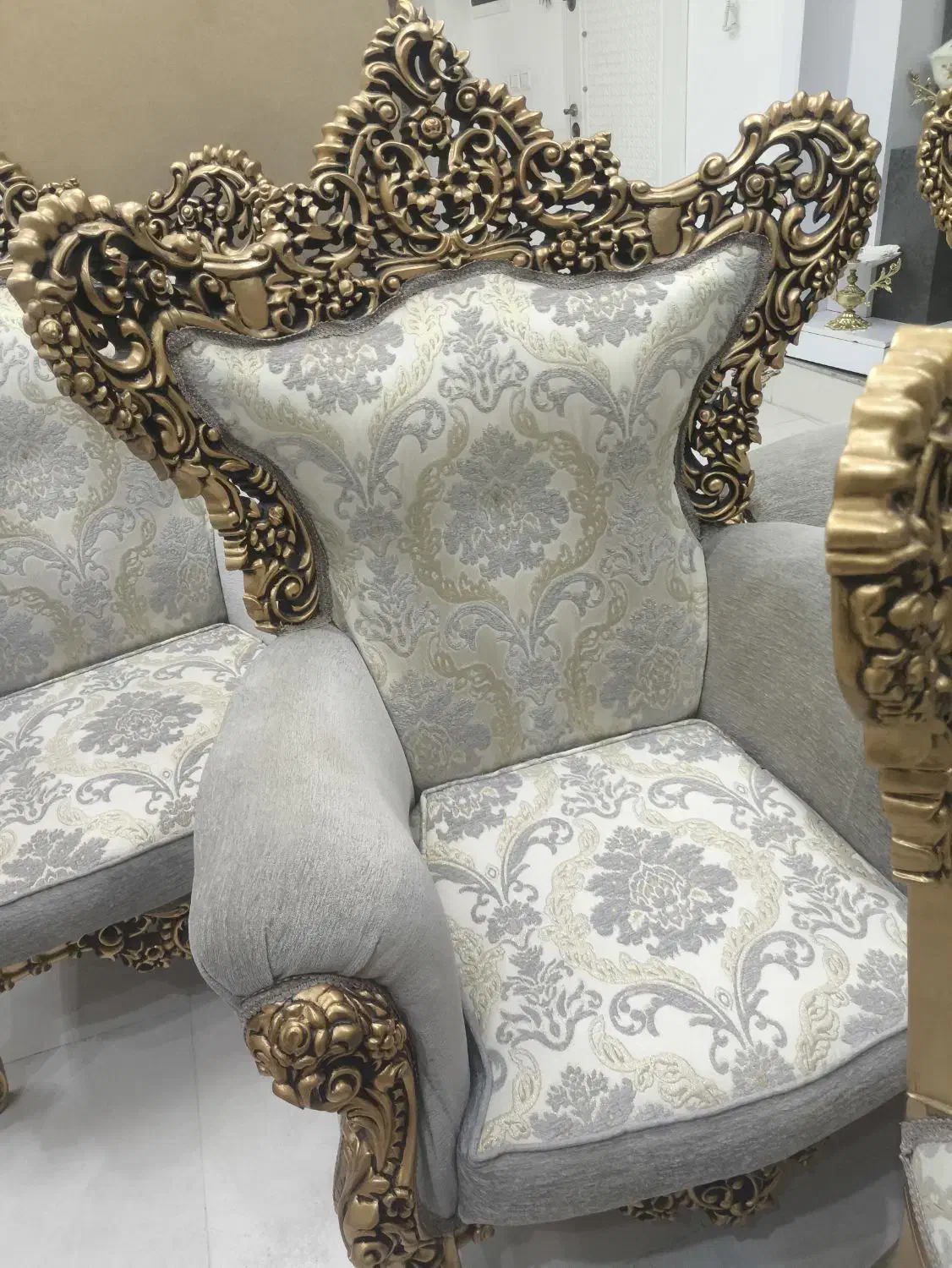 مبل سلطنتی|مبلمان خانگی و میز عسلی|بناب, |دیوار