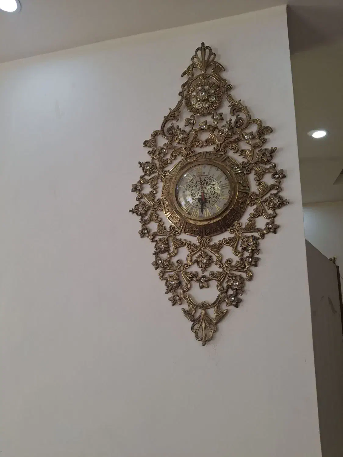 ساعت برنز سنگین|ساعت دیواری و تزئینی|ممقان, |دیوار