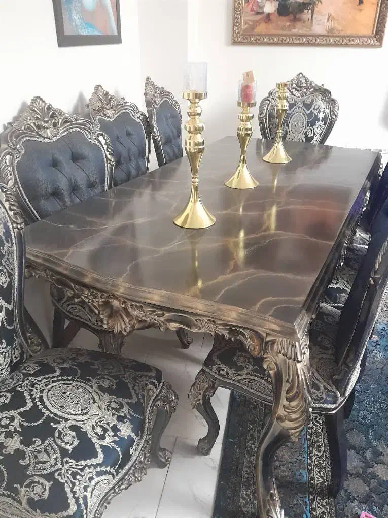 مبل و ناهار خوری ست درحدنو جنس عالی سفارشی|مبلمان خانگی و میز عسلی|خرمآباد, |دیوار