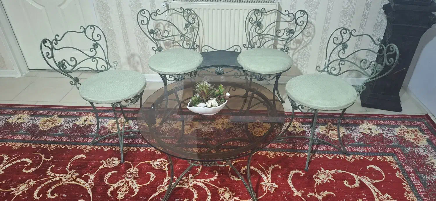 میز و صندلی فرفوژه آنتیک|میز و صندلی غذاخوری|تهران, چیتگر جنوبی|دیوار