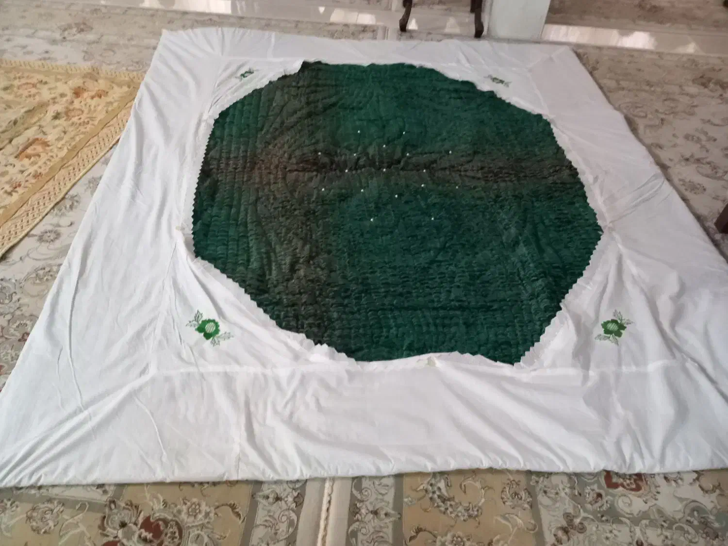 لحاف پنبه ای مخمل دونفره نونو|رختخواب، بالش، پتو|قم, شهرک قدس|دیوار