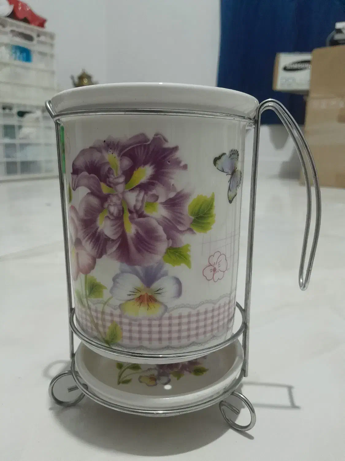 جا قاشق چنگال آب چکان دارد|آبچکان و نظمدهنده ظروف|بومهن, |دیوار