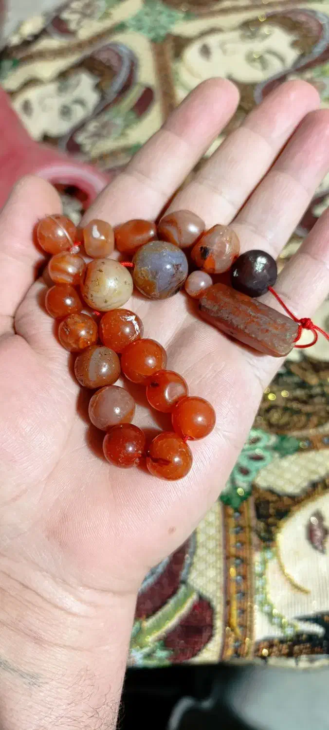 مهره عقیق|کلکسیون اشیاء عتیقه|اهواز, زیتون کارمندی|دیوار