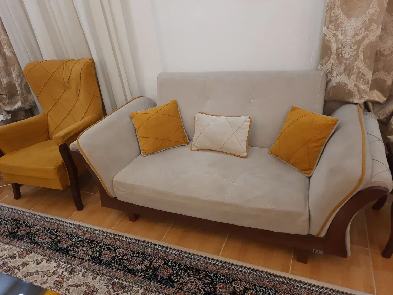 مبل ۷ نفره|مبلمان خانگی و میز عسلی|کرمانشاه, |دیوار