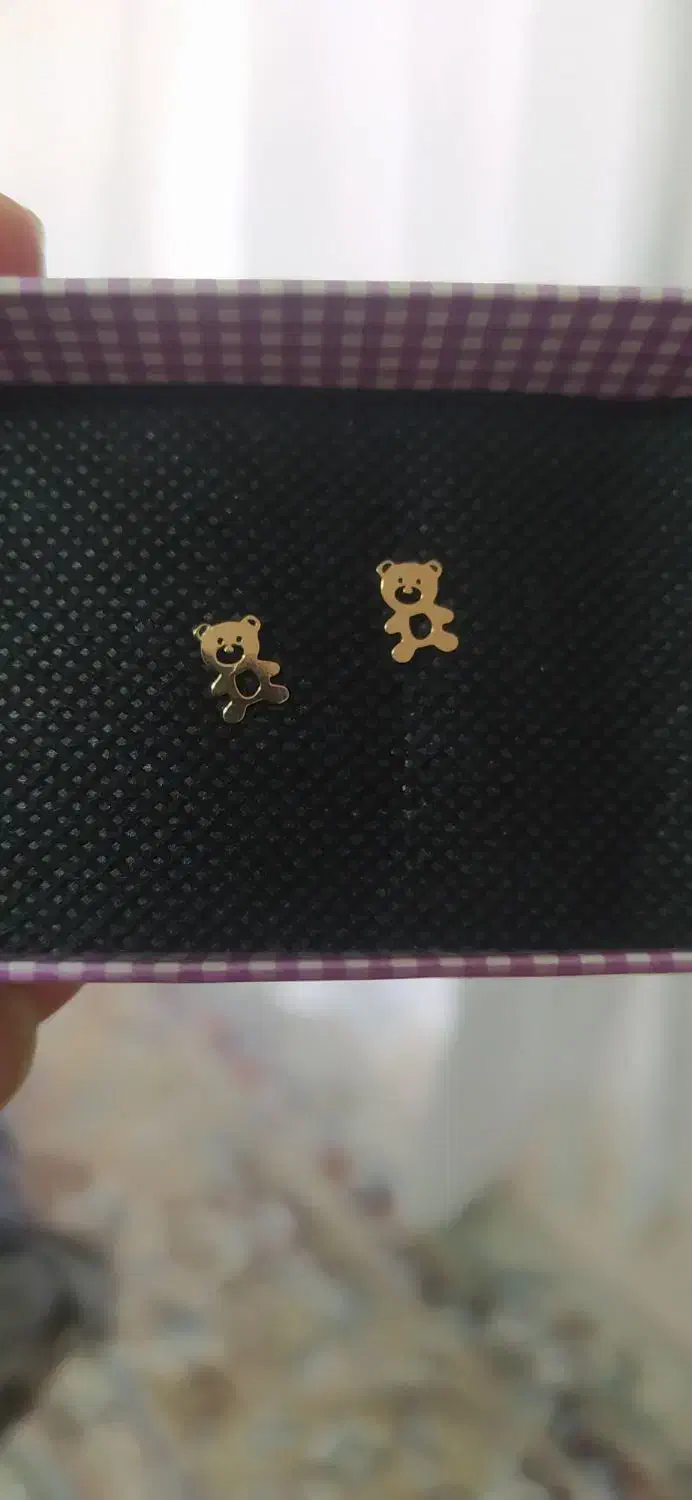 گوشواره خرسی طلا|جواهرات|شاهین‌شهر, مسکن مهر|دیوار