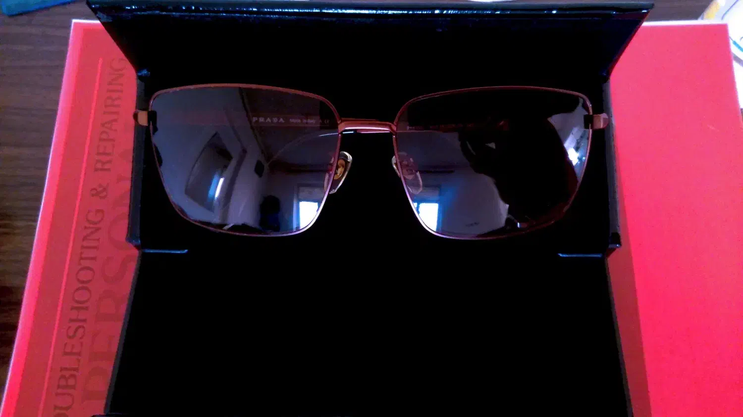 عینک آفتابی PRADA (لنز شیشه)|زیورآلات و اکسسوری|سلماس, |دیوار