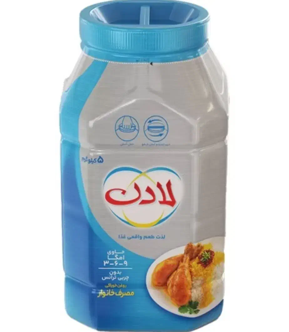 روغن لادن نیمه جامد طلایی ۳ و ۵ کیلویی|خوردنی و آشامیدنی|اهواز, کمپلو شمالی|دیوار