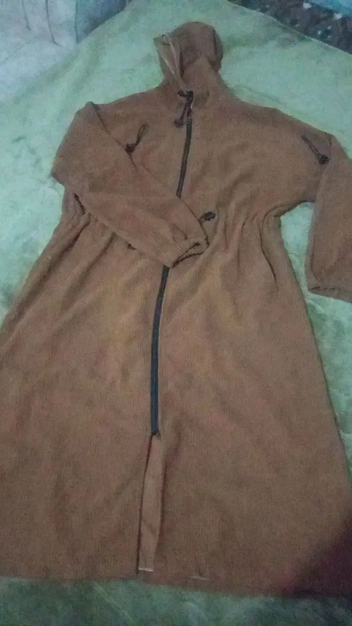 مانتو پاییزی بلند ومخمل کبریتی|لباس|نقده, |دیوار