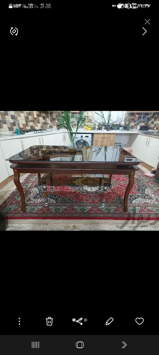 میز ناهارخوری 8نفره|میز و صندلی غذاخوری|زاهدان, |دیوار