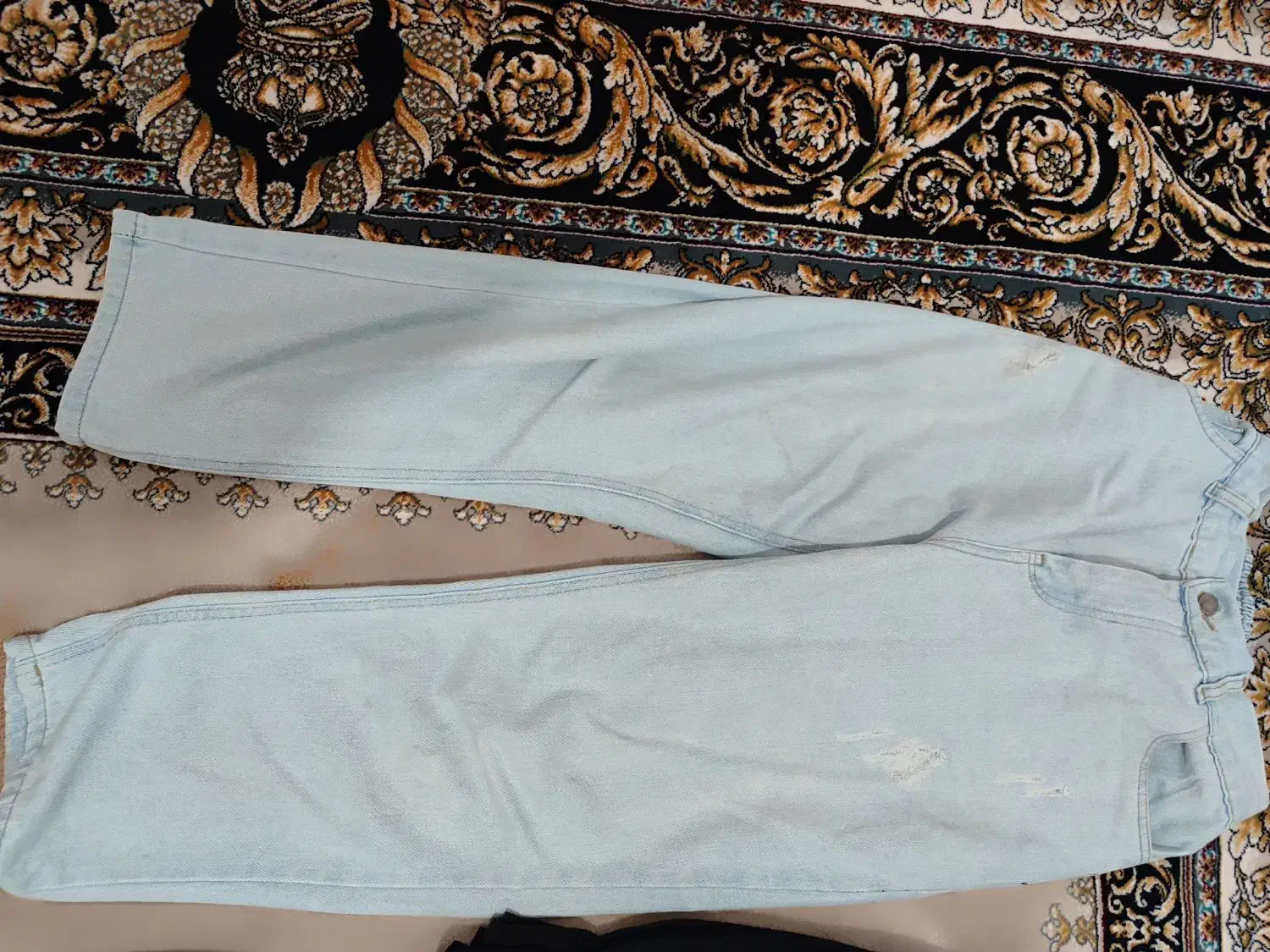 یک عدد شلوار مام فیت در حد نو سایز ۴۳|لباس|محمدیه-قزوین, |دیوار