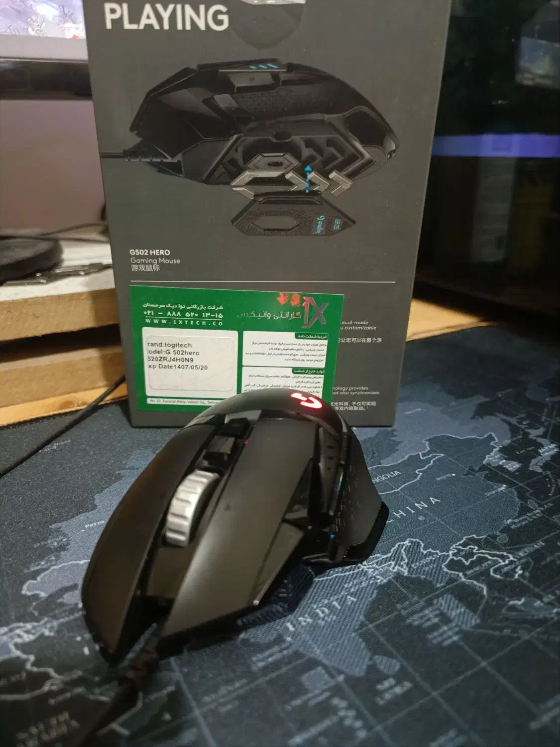 موس  لاجیتک G502 hero|قطعات و لوازم جانبی رایانه|اصفهان, کلمان|دیوار