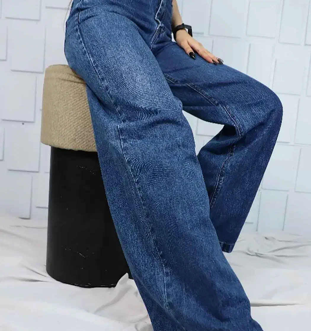 شلوار بگ لی آبی|لباس|میبد, |دیوار