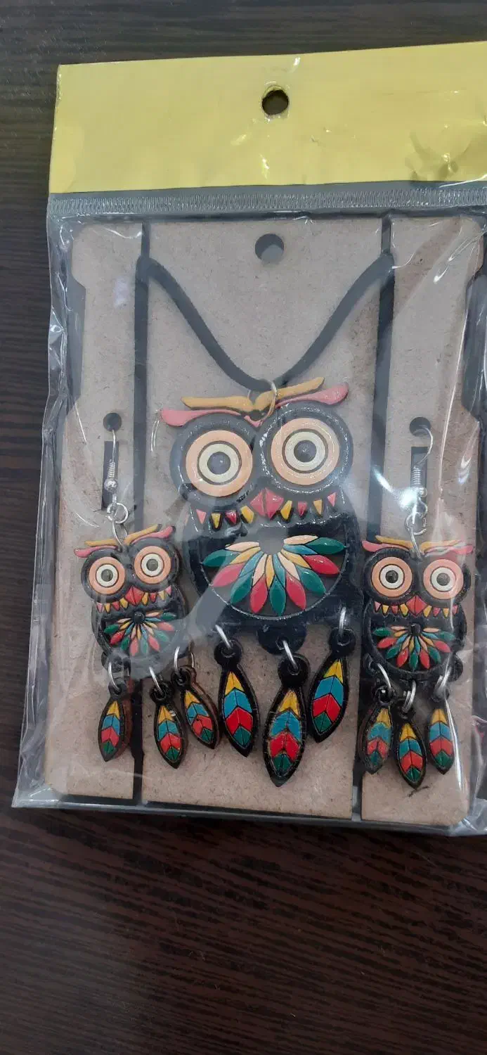 گردنبند و گوشواره چوبی|بدلیجات|کرج, گوهردشت|دیوار