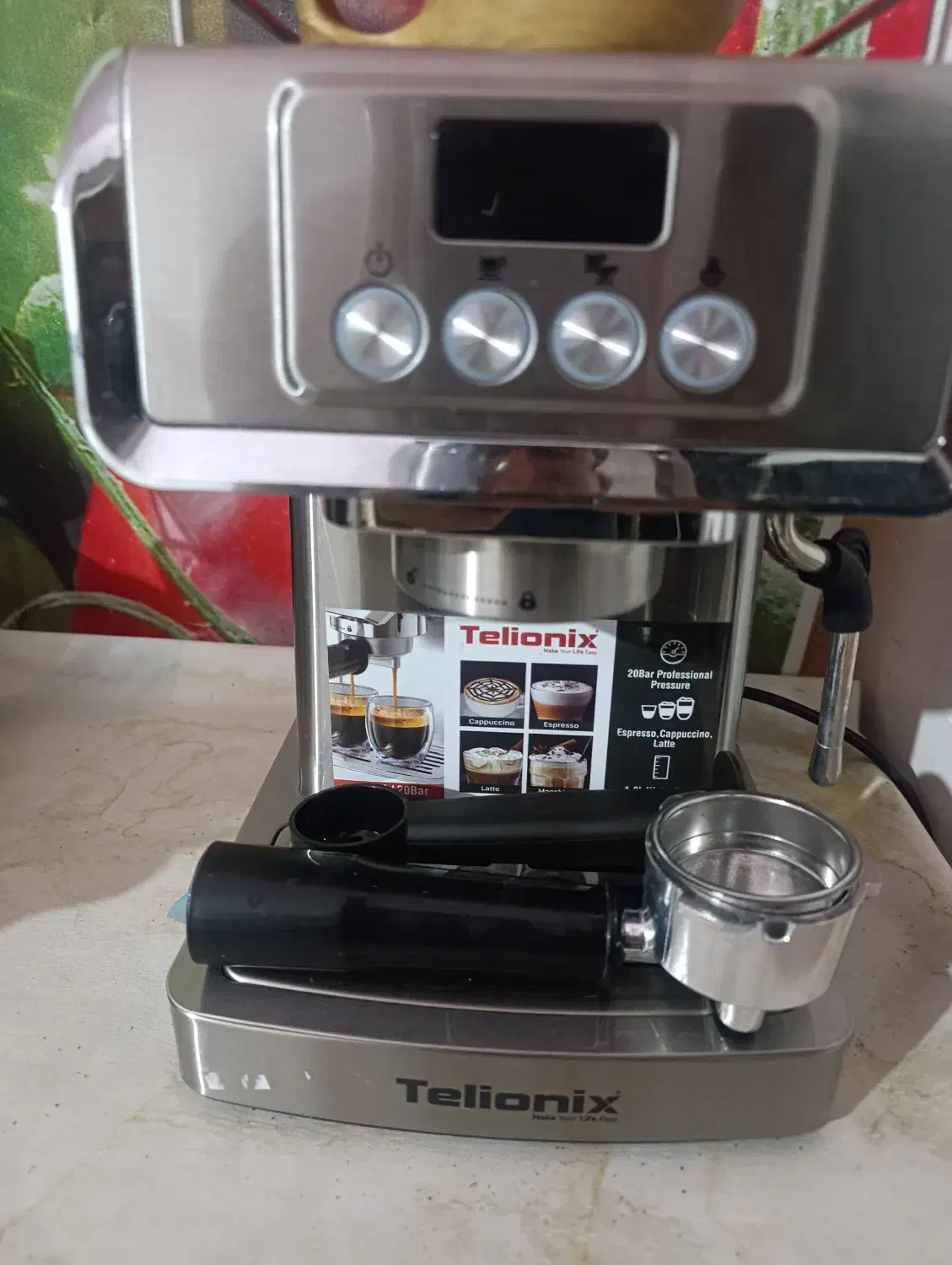 قهوه ساز نیمه صنعتی telionix|سماور، چای‌ساز، قهوه‌ساز|رفسنجان, |دیوار
