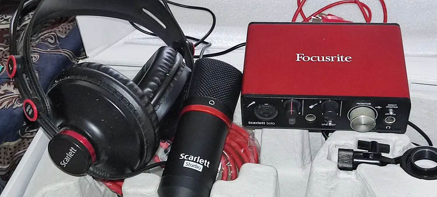 استودیو خانگی Scarlett studio bundle Gen2|صوتی و تصویری|آمل, |دیوار