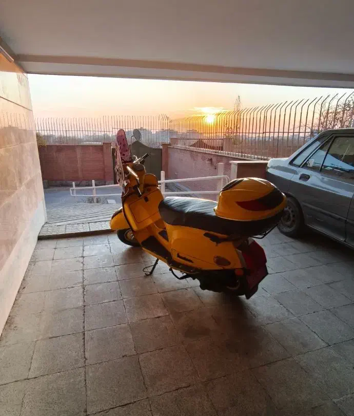 موتور پاکشتی(وسپا)|موتورسیکلت|کرج, شاهین‌ویلا|دیوار