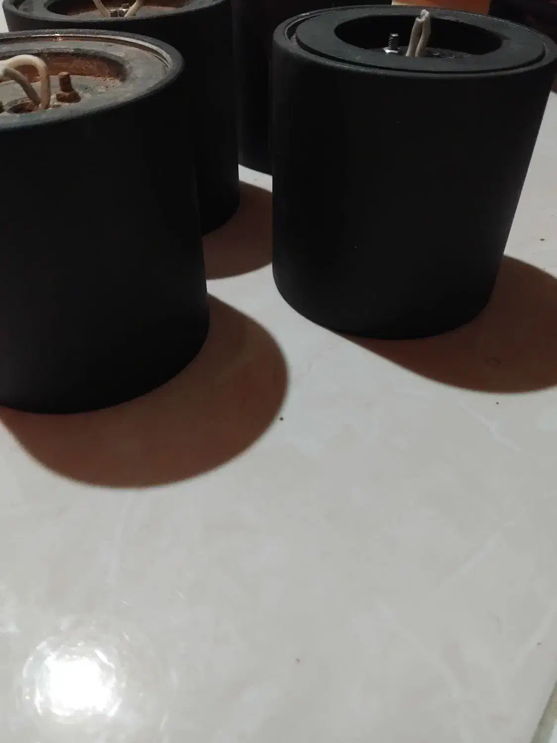 چراغ سیلندری استوانه‌ای روکار ( نما)|لامپ و چراغ|رویان, |دیوار