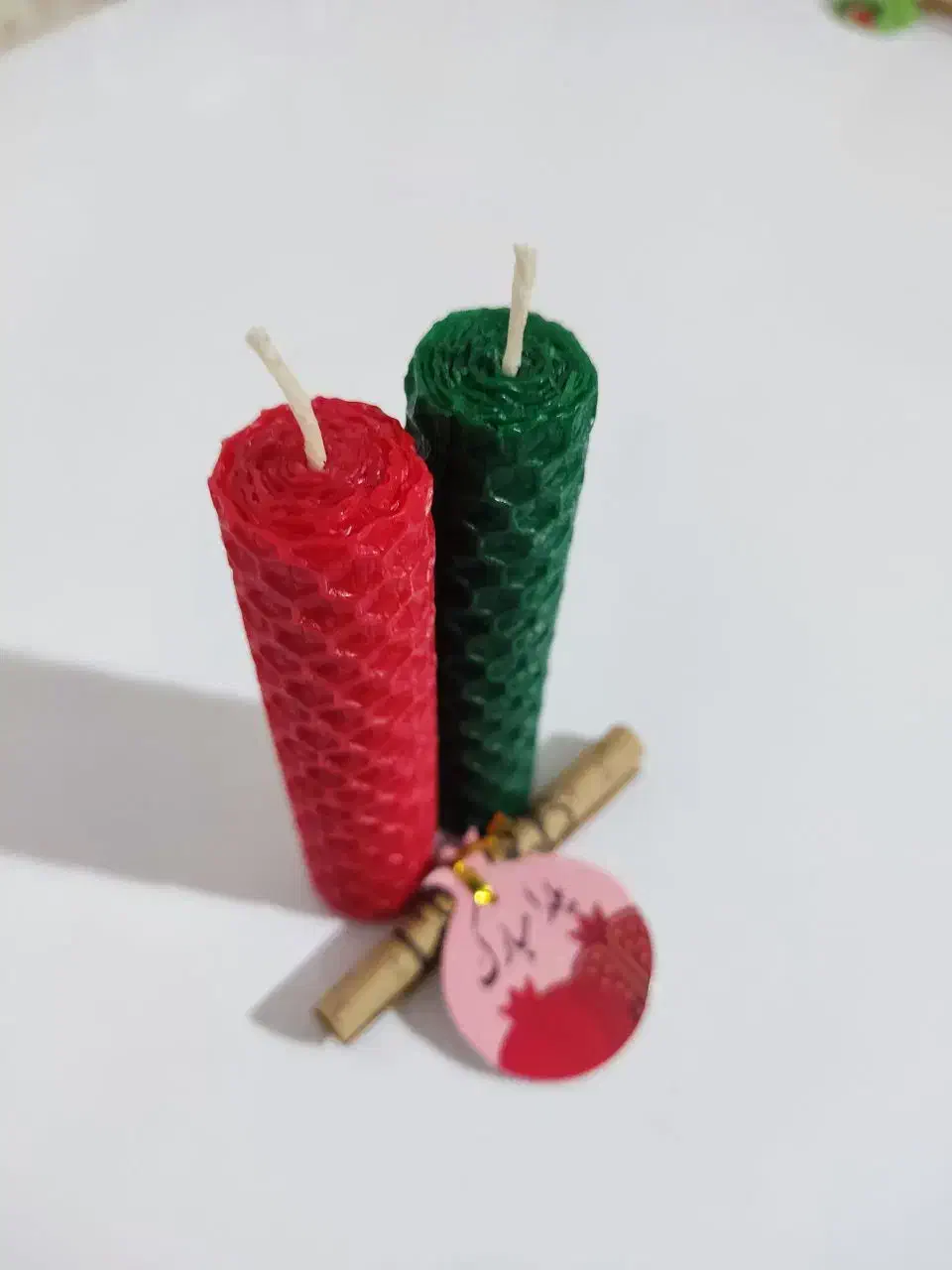 شمع موم عسل یلدایی همراه با فال حافظ|صنایع دستی و سایر لوازم تزئینی|قم, نوبهار|دیوار