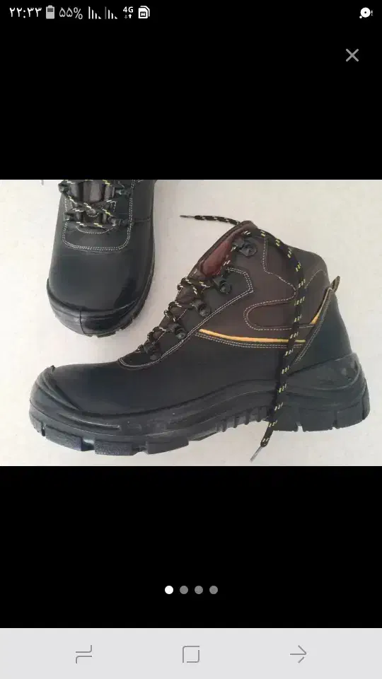 پوتین ایمنی سایز۴۰|کیف، کفش، کمربند|سنقر, |دیوار