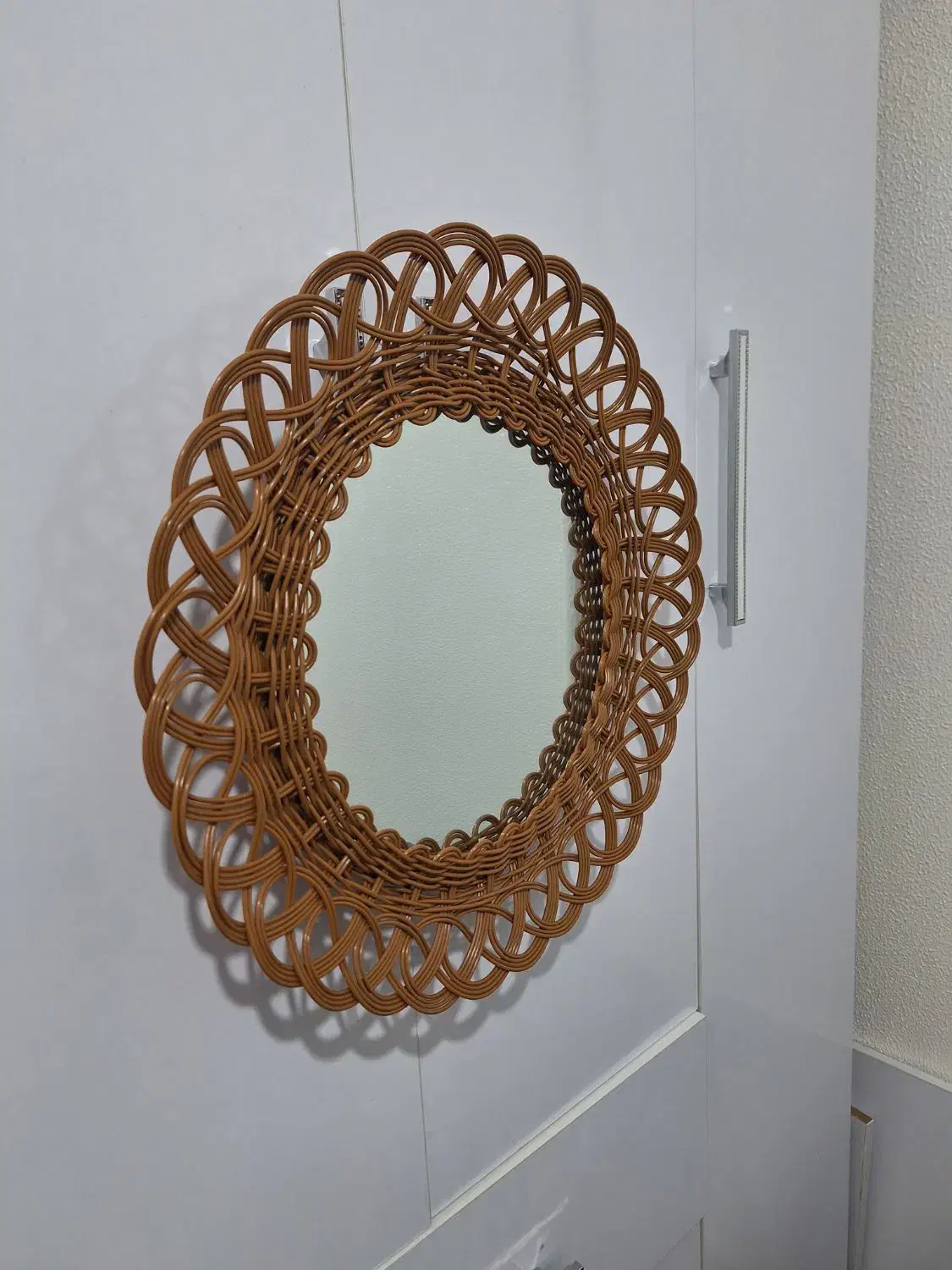 سبد وآینه ارغوانی|صنایع دستی و سایر لوازم تزئینی|شاهین‌شهر, برخوار غرب|دیوار