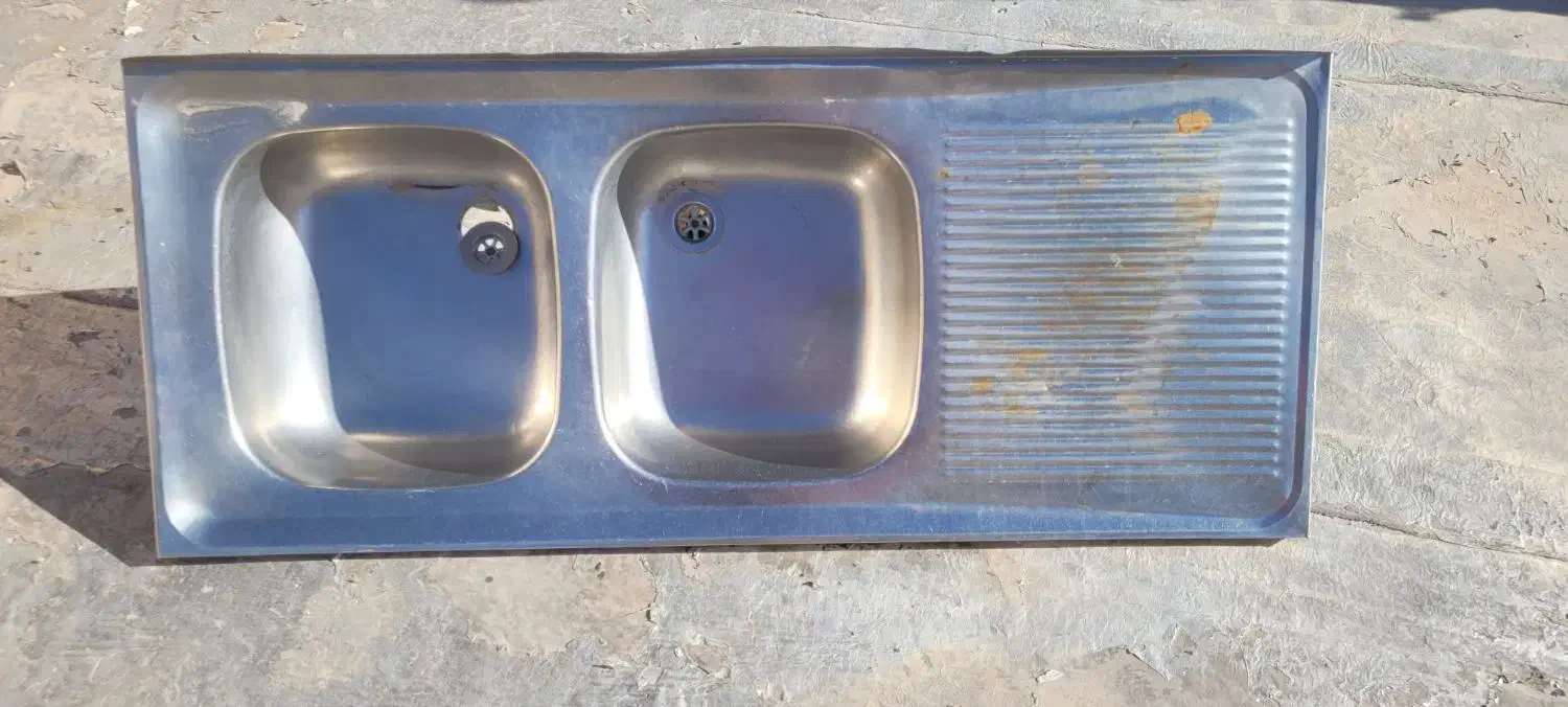 سینگ ظرفشویی|آب‌چکان و نظم‌دهنده ظروف|خمینی‌شهر, |دیوار