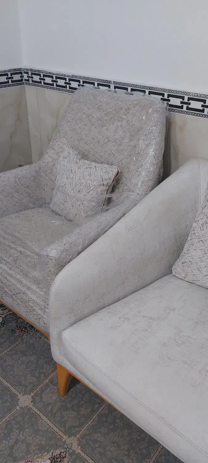 مبل ۸نفره مدل ترکیه ای در حد نو. مناسب جهیزیه|مبلمان خانگی و میز عسلی|نسیمشهر, |دیوار