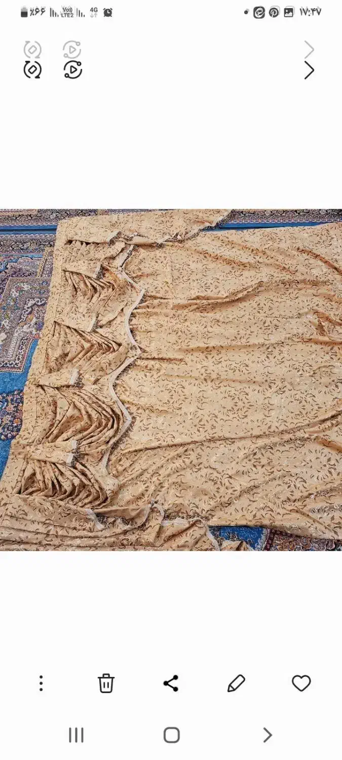 پرده بسیار زیبا و نو|پرده، رانر، رومیزی|مسجد سلیمان, |دیوار