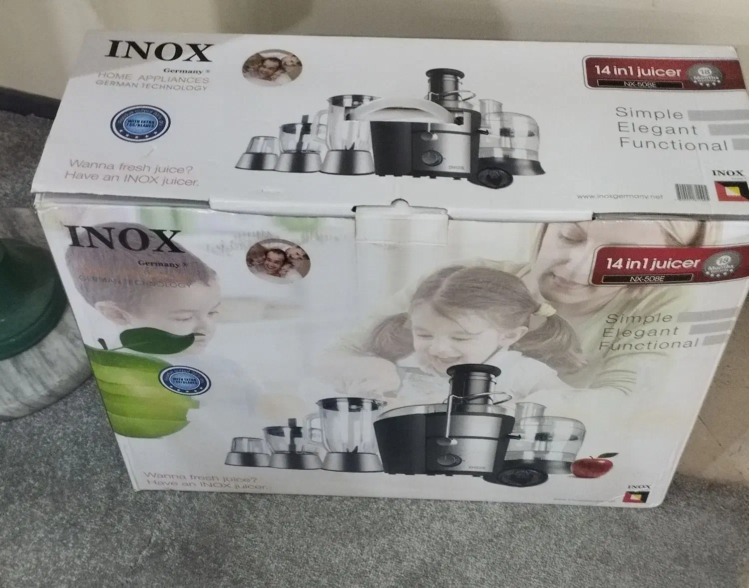 غذا ساز و آبمیوه گیری ۱۴ کاره اینوکس آلمان|خردکن، آسیاب، غذاساز|تهران, ارجمندی راد|دیوار