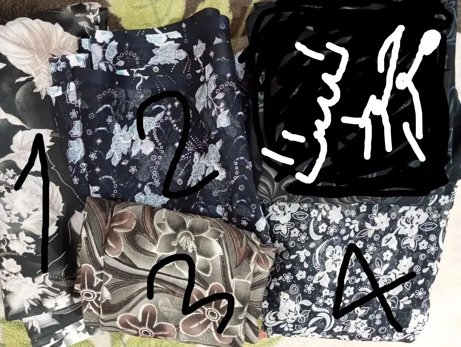 تعدادی چادر مجلسی شیک|لباس|کرمان, |دیوار