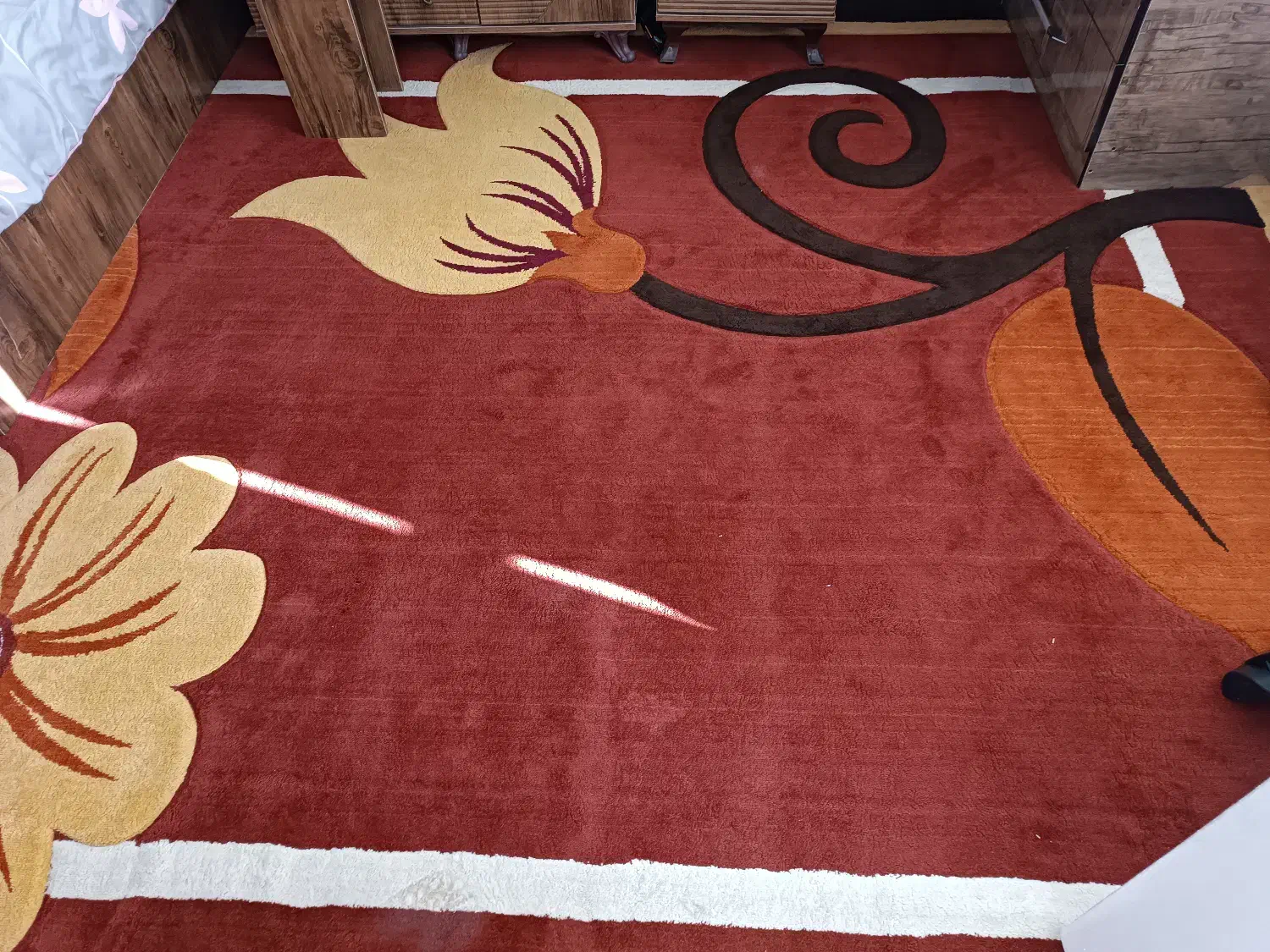 دوتا فرش 12 متری|فرش|ایوان, |دیوار