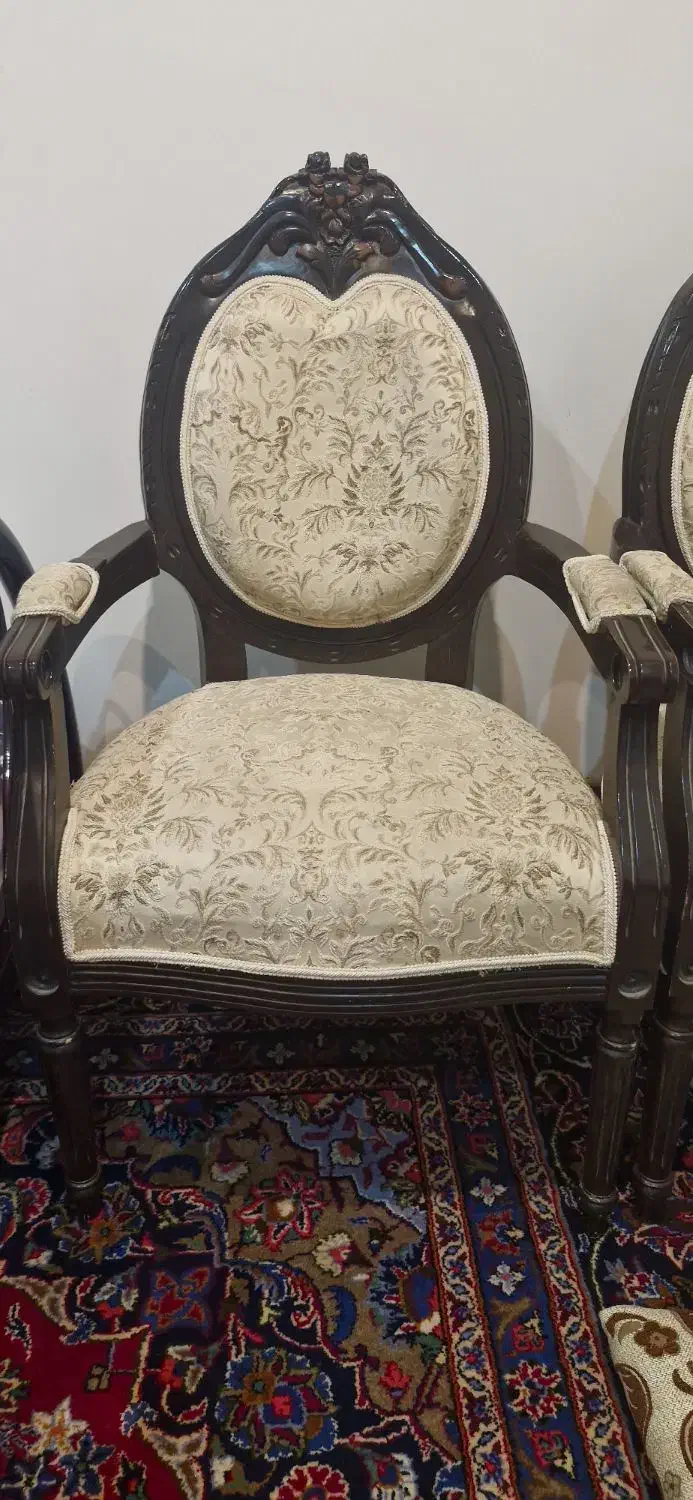 مبلمان استیل ۹ نفره.پارچه ترک.در حد نو|مبلمان خانگی و میز عسلی|گلمکان, |دیوار