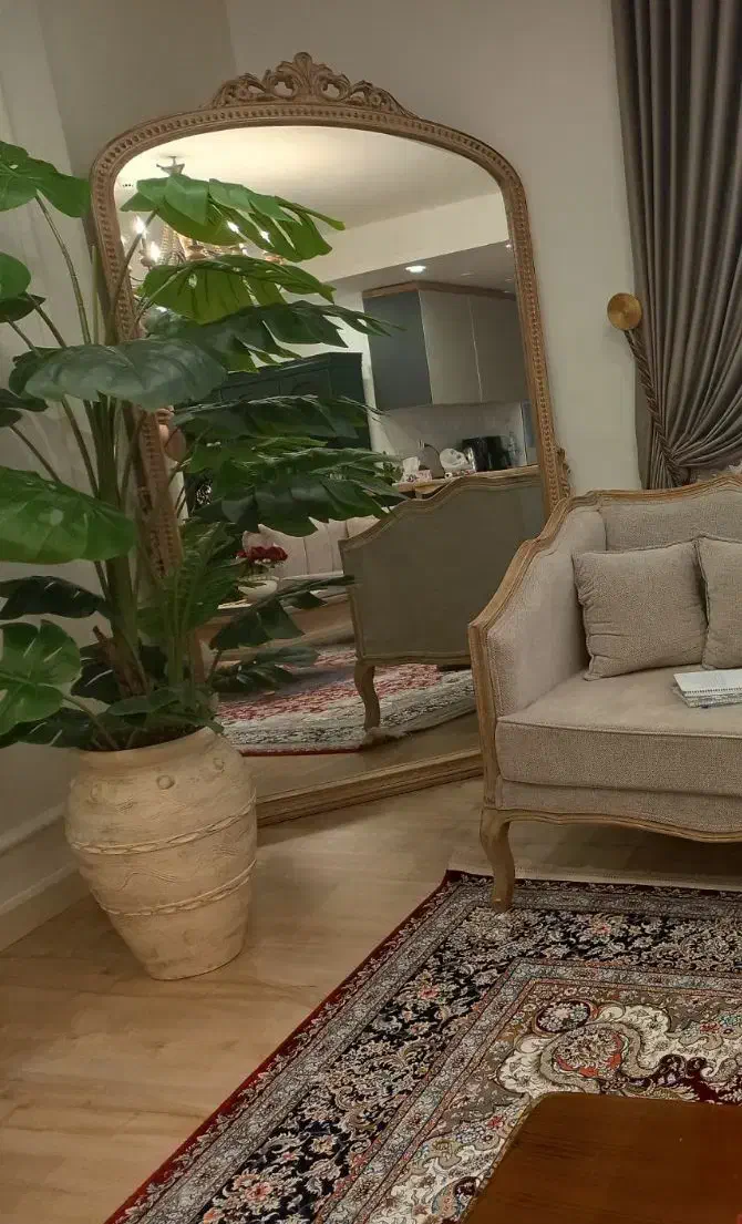 ست آینه و کنسول و میز تلویزیون|بوفه، ویترین، کنسول|دوگنبدان, |دیوار