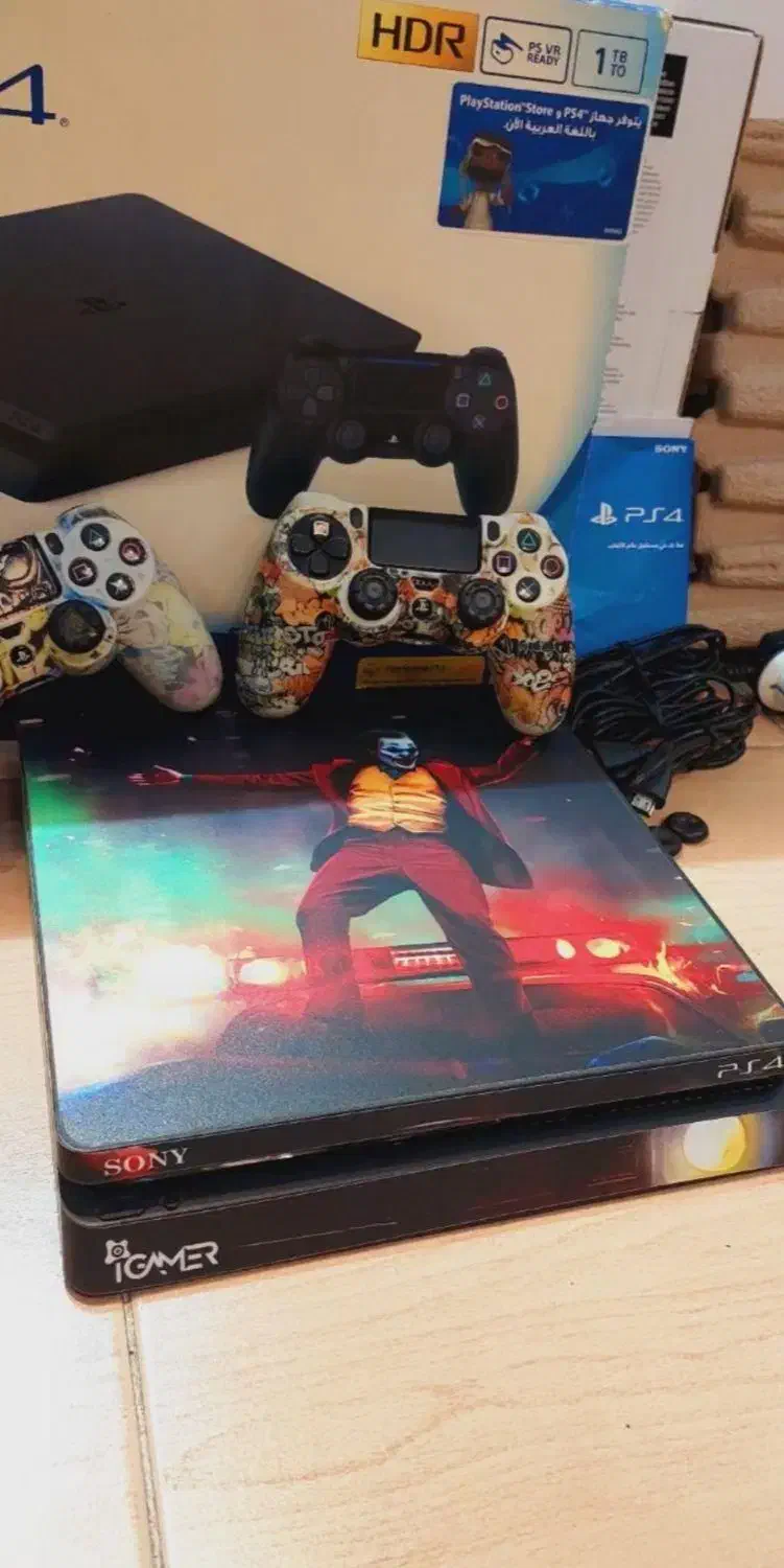 پی اس فور اسلیم یک ترابایت دو دسته اکانت هکی سالم|کنسول، بازی ویدئویی و آنلاین|بروجرد, |دیوار