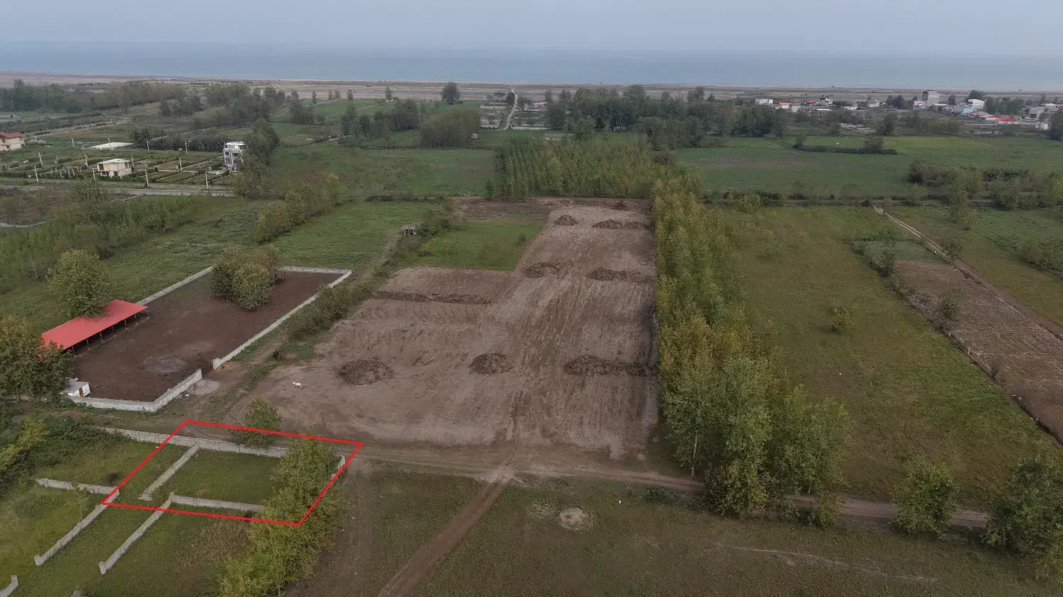 متری 2 میلیونو 500 در ساحل چاف|فروش زمین و ملک کلنگی|رشت, شهرک شهید رجایی|دیوار