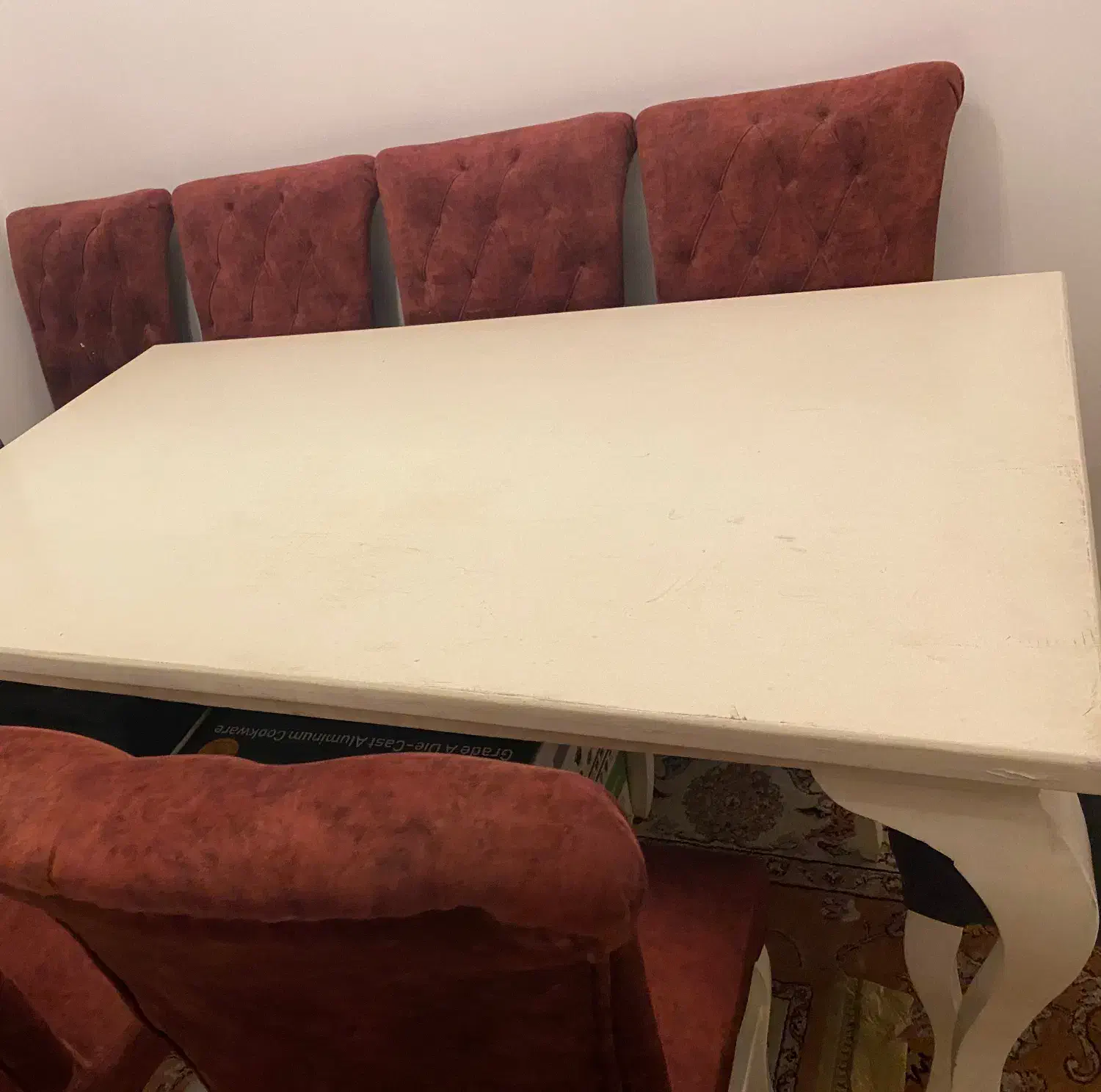 ناهار خوری ۶نفره|میز و صندلی غذاخوری|رشت, دیلمان|دیوار