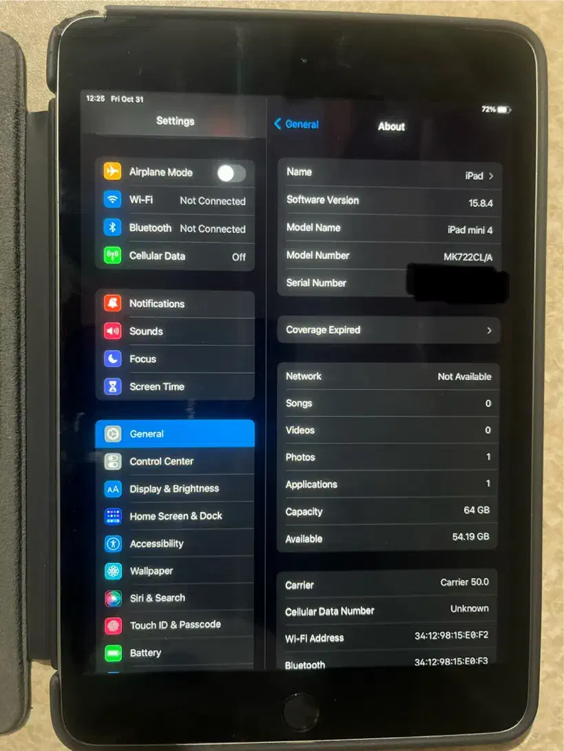 سالم و تمیز Ipad mini 4 64GB|تبلت|تهران, زرکش|دیوار