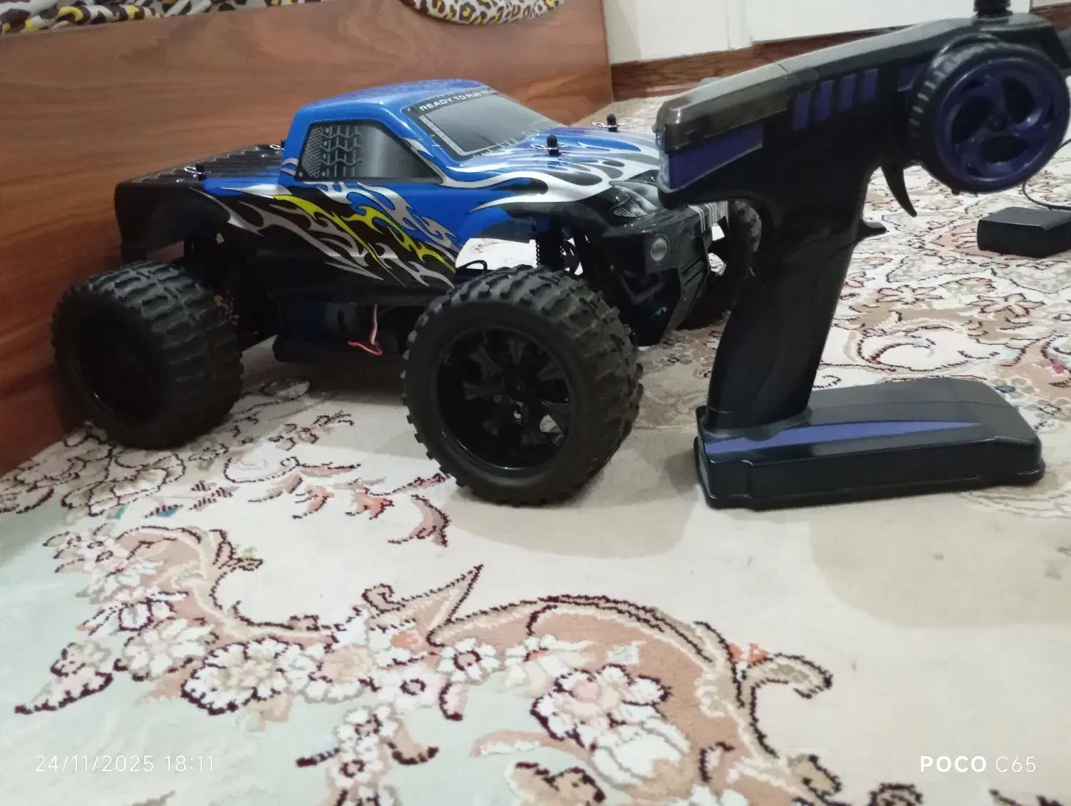 ماشین کنترلی شارژی برقی آفرود4×4|اسباببازی|قدس, شهرک فرزان|دیوار