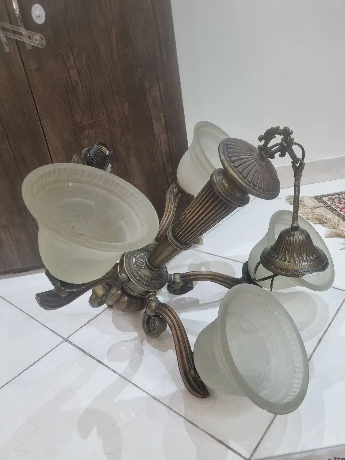 فروش لوستر طرح چوب قدیمی|لوستر و چراغ آویز|تهران, شهید رجایی|دیوار